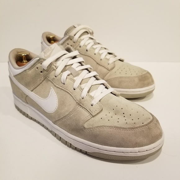 Nike Other - Nike Dunk Low ‘Pale Grey’ Mens Size 10 Sneakers Shoes 904234-002 Suede Rare